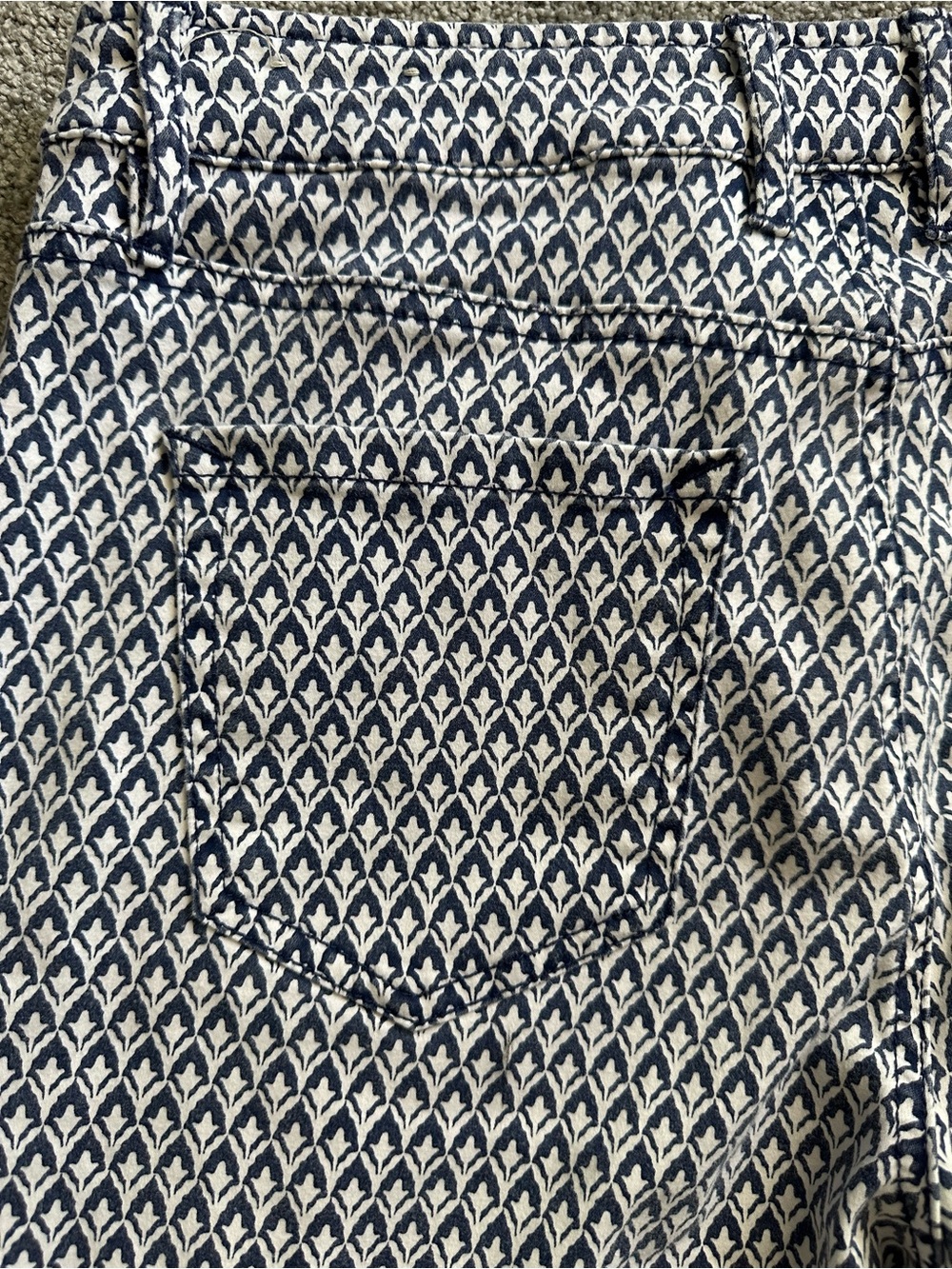 Tommy Bahama Boracay Beach High Rise Ankle Pants Geometric Print Size 28 - Picture 5 of 9